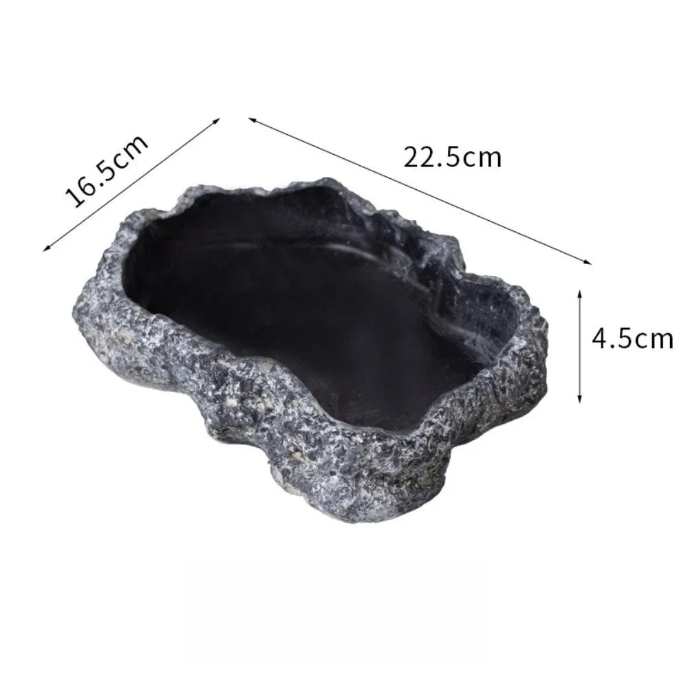Simulated Rock Reptile Food Bowl Multiple - ProPawPet.com