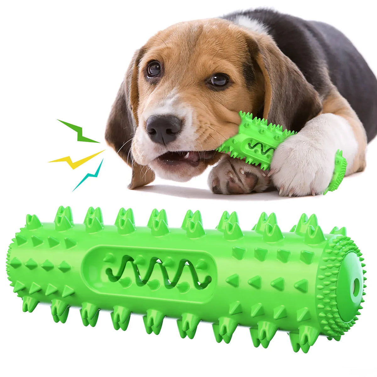Squeaky Dog Plaything Molar Stick Teeth Cleaning Serrated – Dog Supplies