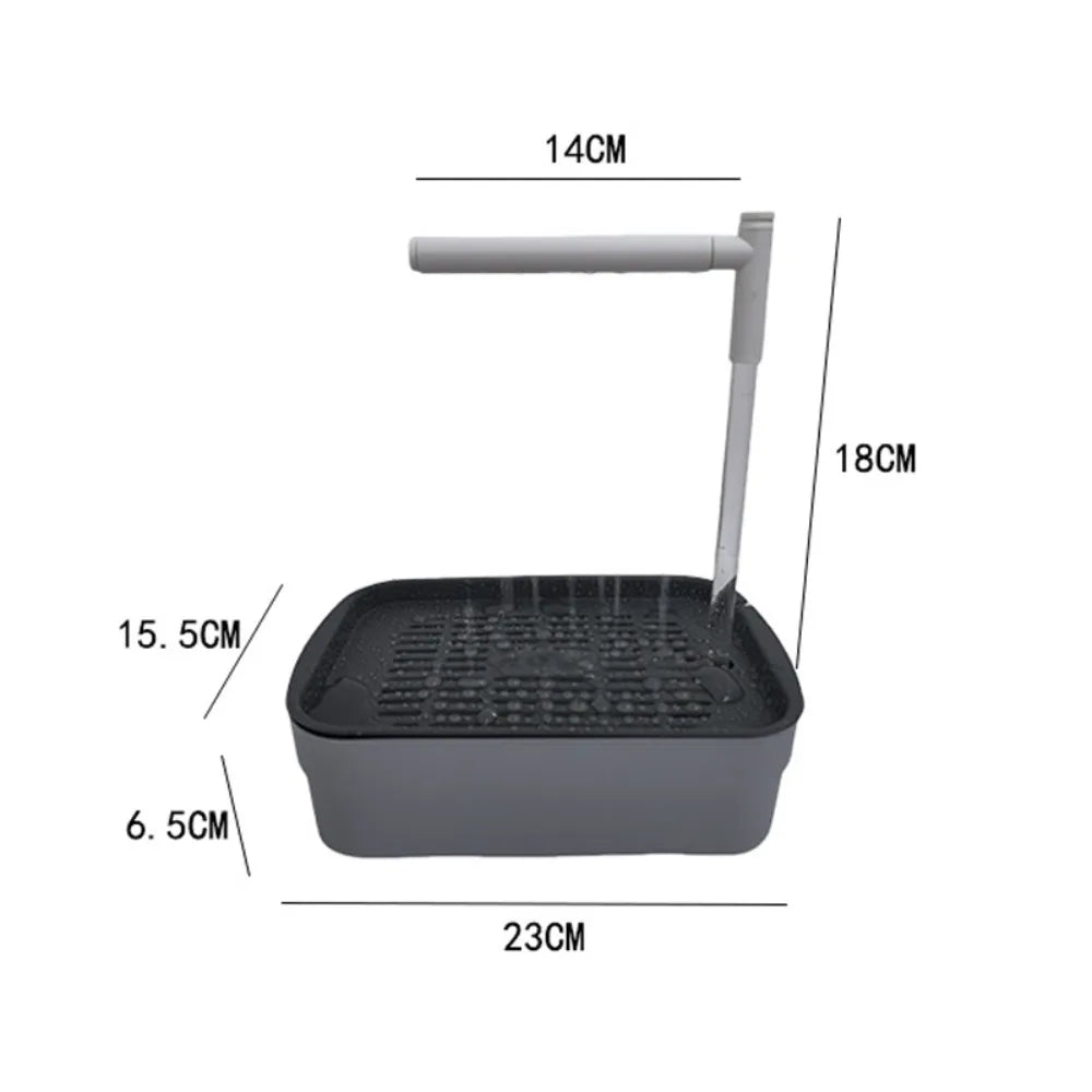 Automatic Parrot Bird Bath Tub USB Electric Pet Circulating – 3 Colors