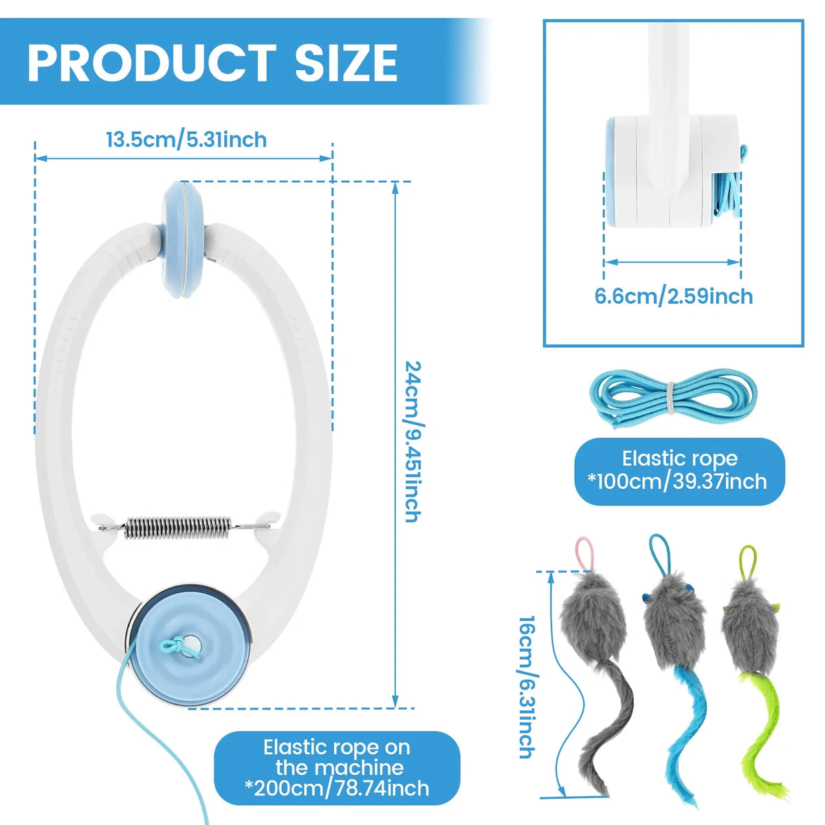 Door Hanging Auto-rebound Cat Plaything