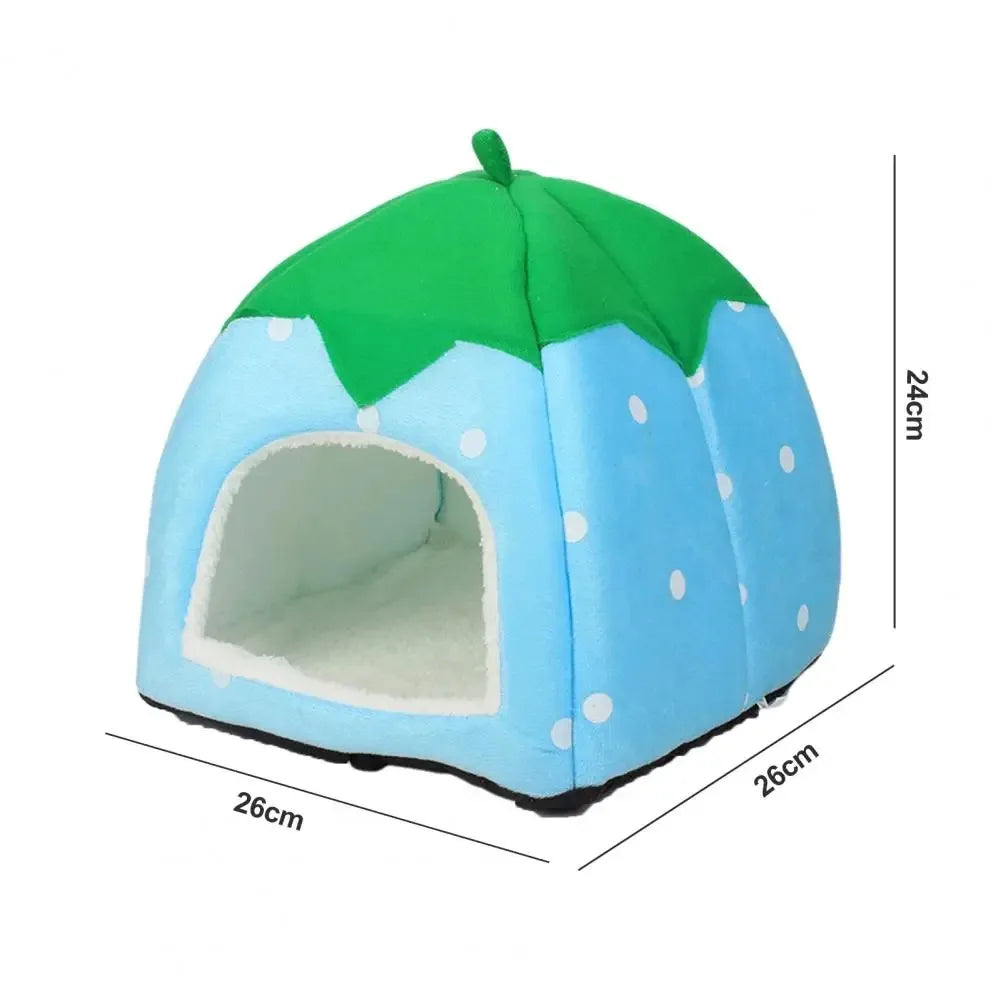 Bright Colored Pet Bed Space Cozy Hideaway Hut – 4 Colors