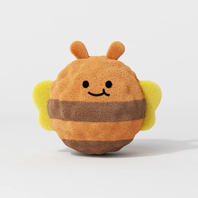 Interactive Mini Plush Bounce Ball Dog Squeaky Toy – photo 8