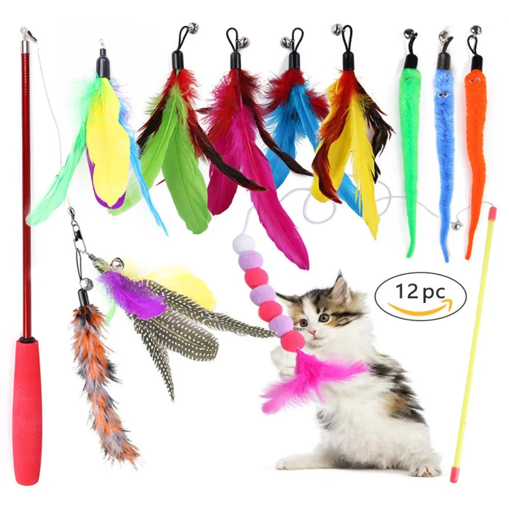 Durable 12 14 Exercise Mouse Shape Balls Cat Toys – 9 Colors