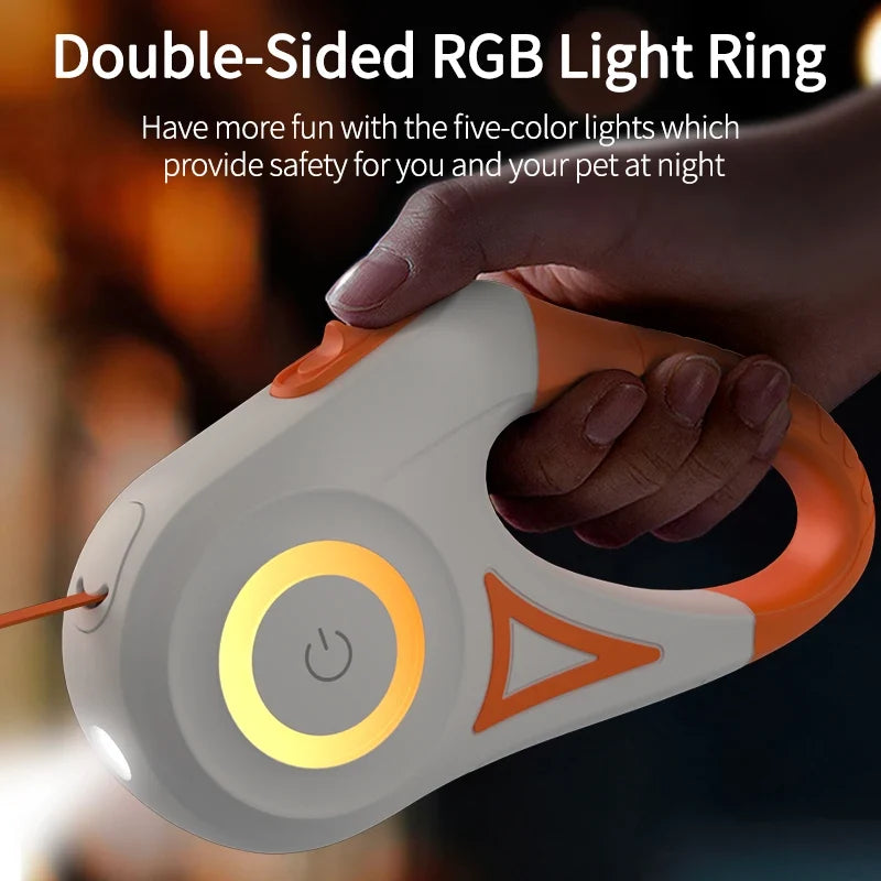 ROJECO Automatic Retractable Dog Leash LED - ProPawPet.com