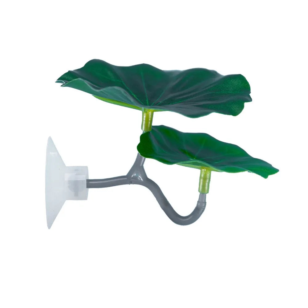 Plastic Betta Fish Rest Leaf Simulated Lotus - ProPawPet.com