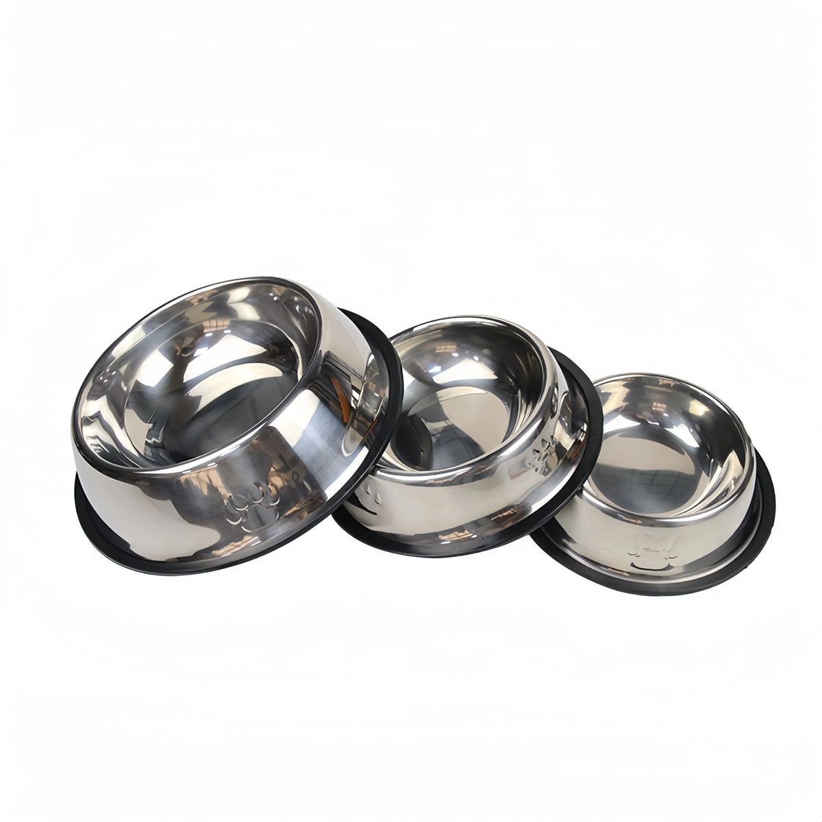 Pet Dog Cat Stainless Steel Bowl Pet Feeding - ProPawPet.com