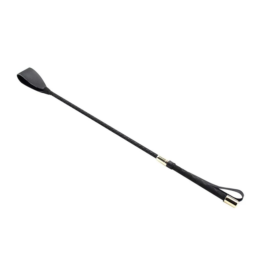 45 54cm Riding Equestrian Whip Training Lash PU Leather Anti – 2 Colors