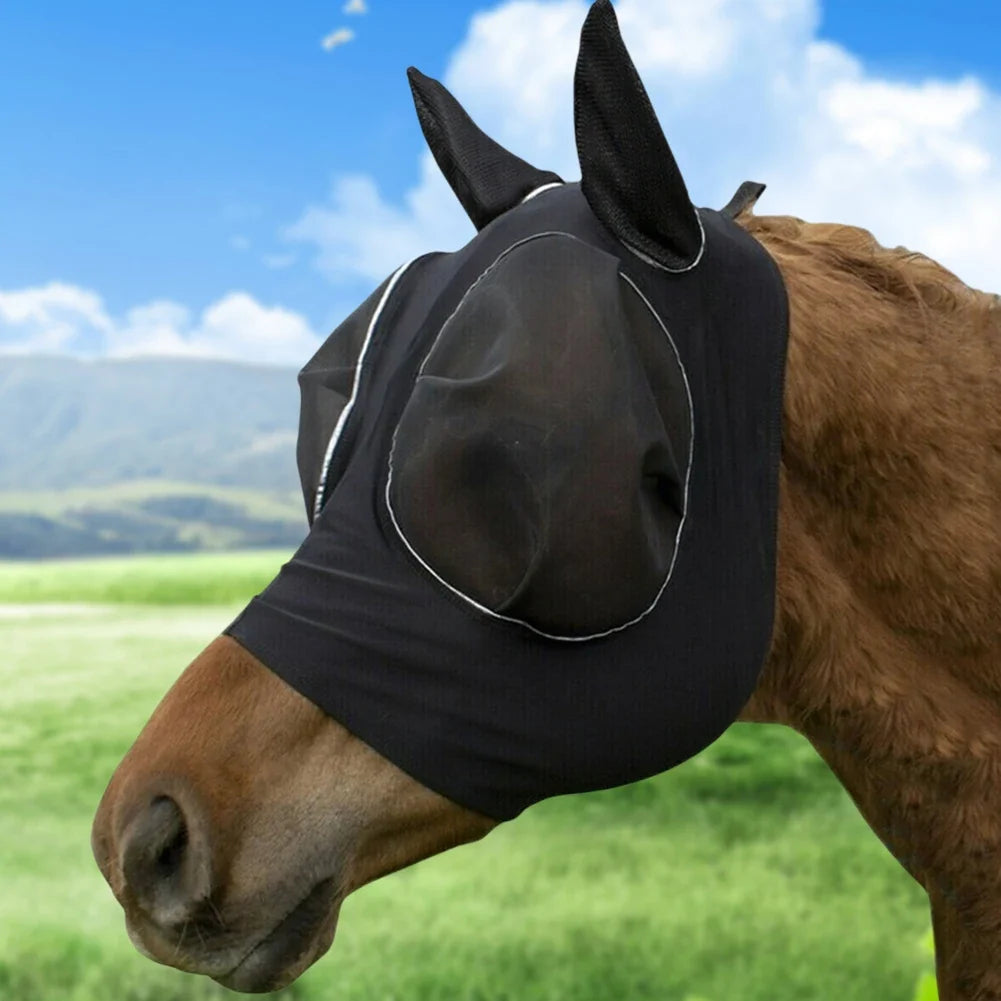 Mesh Fly Mask Hood Breathable Anti Fly - ProPawPet.com