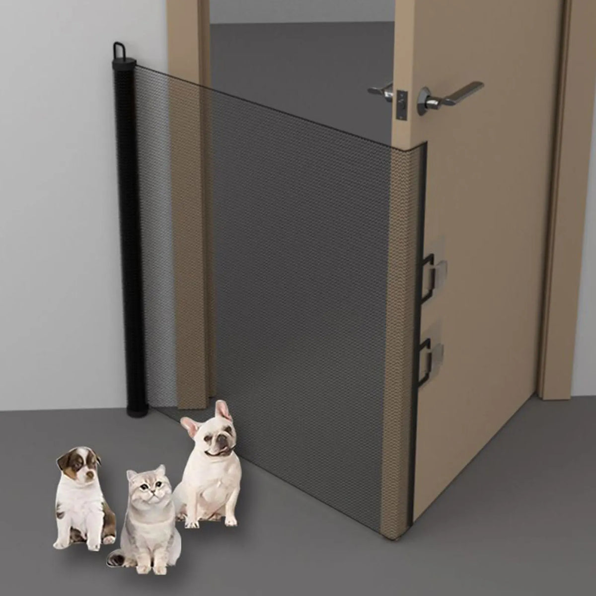 Retractable Pet Gate Dog Retractable Gate - ProPawPet.com