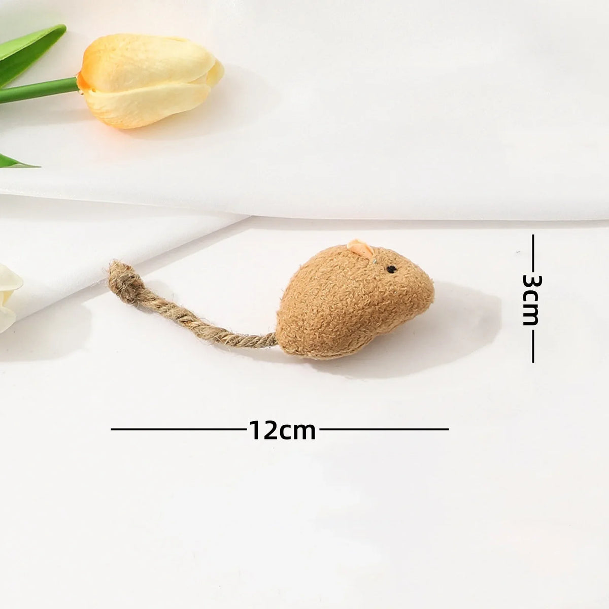 Rattle Cat Mouse Toys Also Prefilled Catnip Faux Fur, Interactive