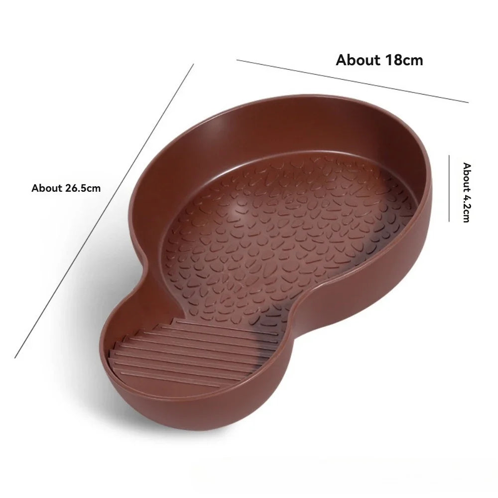 Yellow Edge Turtle Bath Basin Half Water - ProPawPet.com