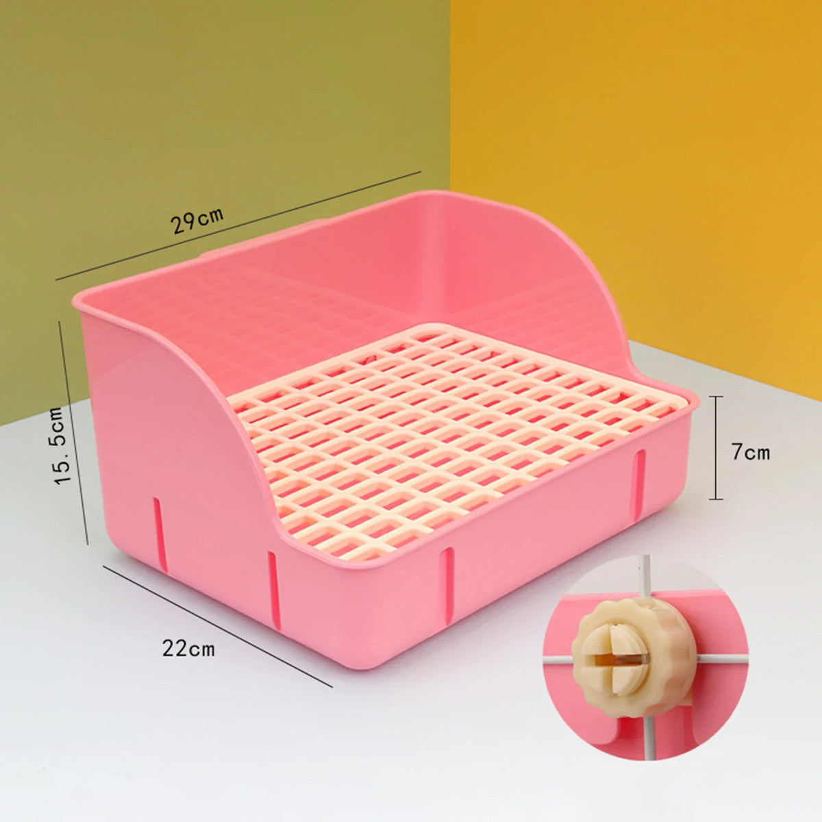 Rabbit Litter Box Pee Pan Tray Pet Toilet Corner – Small Pet Supplies