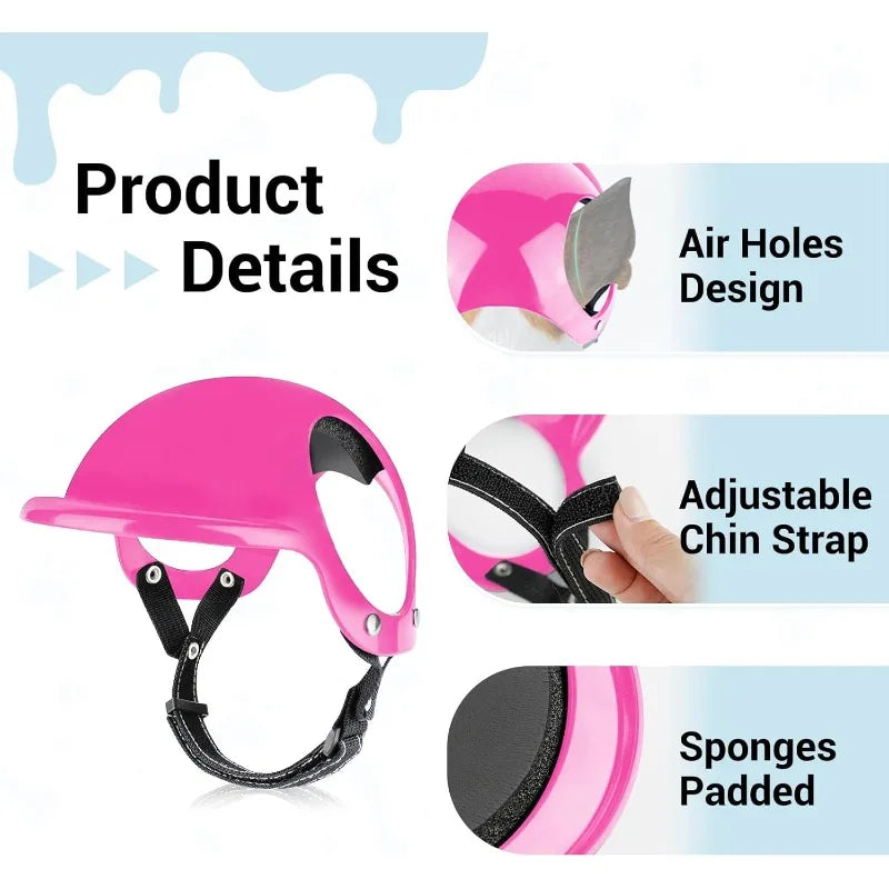LETVIA S/M Dog Helmet with Dog Goggles - ProPawPet.com