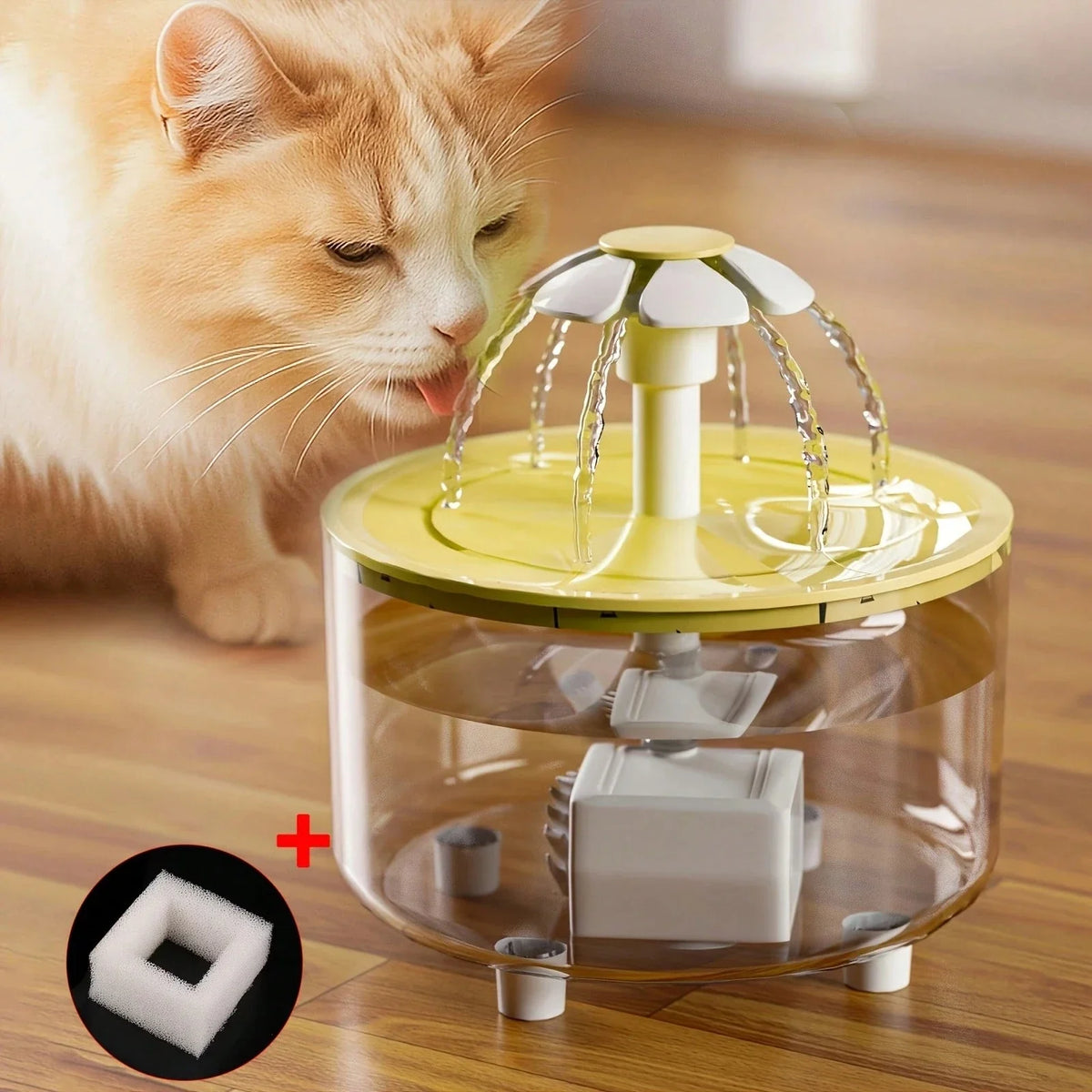 1500ml/50.72oz Floral Design Automatic Cat - ProPawPet.com
