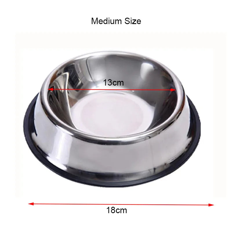 Stainless Steel Dog Bowl Food Storage Container – Dog Supplies