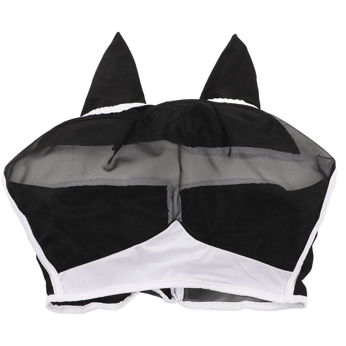 Mesh Horse Fly Mask Elastic UV Protection Detachable, Breathable