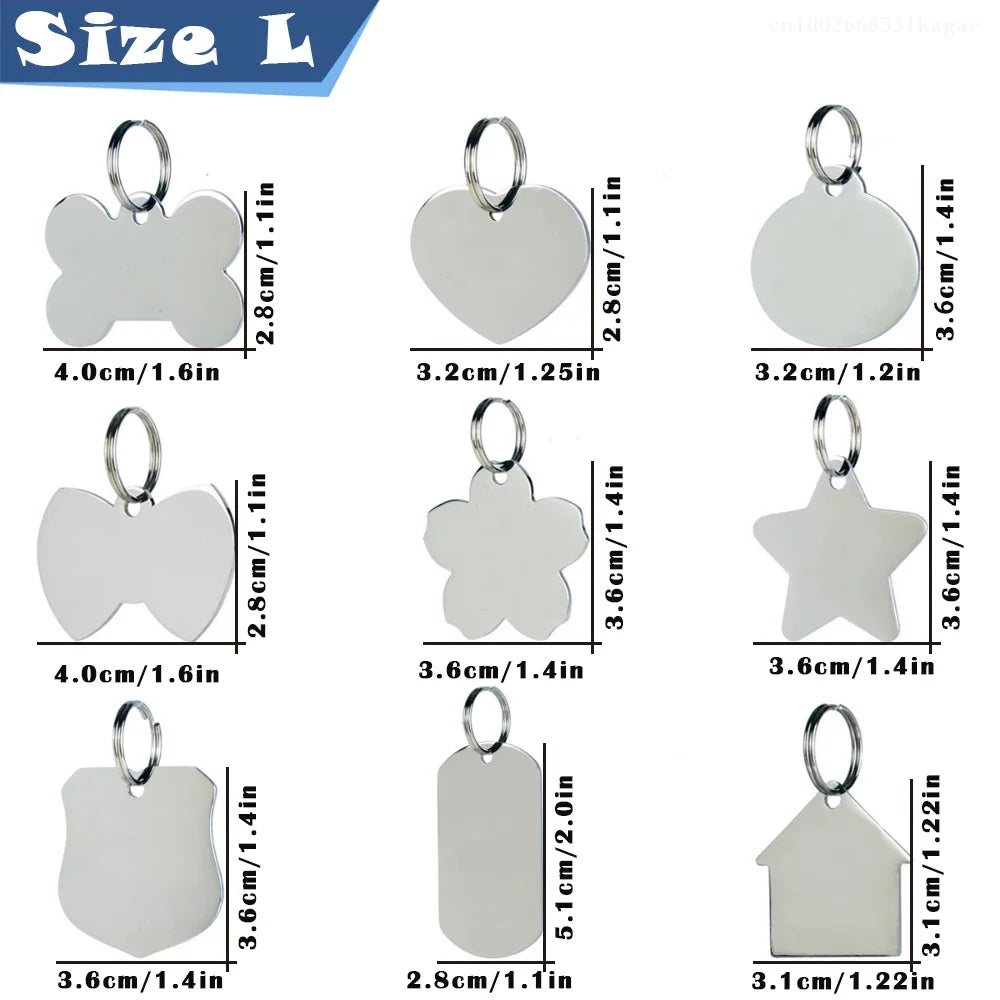Personalized Dog Nameplate Cat Name ID Tags - ProPawPet.com