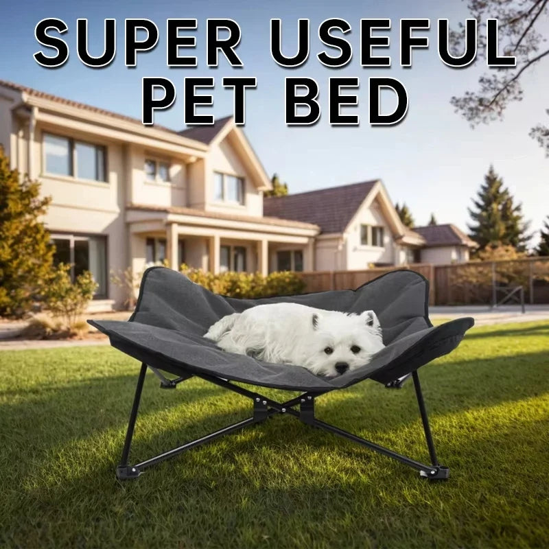 Outdoor Camping Foldable Pet Bed with - ProPawPet.com