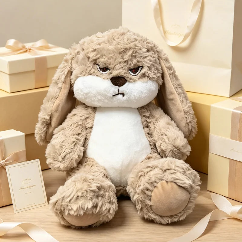 Long Ears Angry Bunny Soft Stuffed Plush - ProPawPet.com