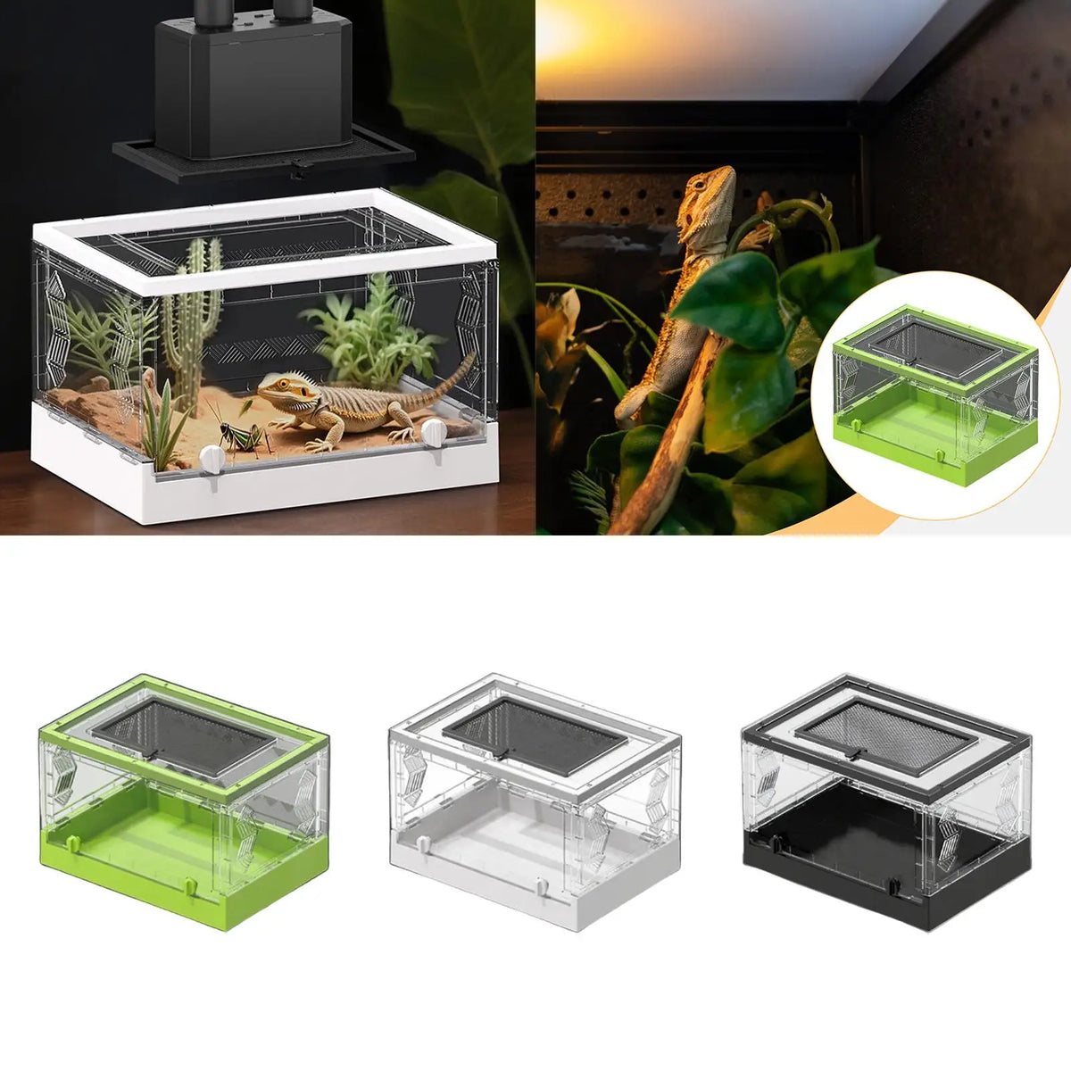 Transparent Foldable Reptile Terrarium - ProPawPet.com
