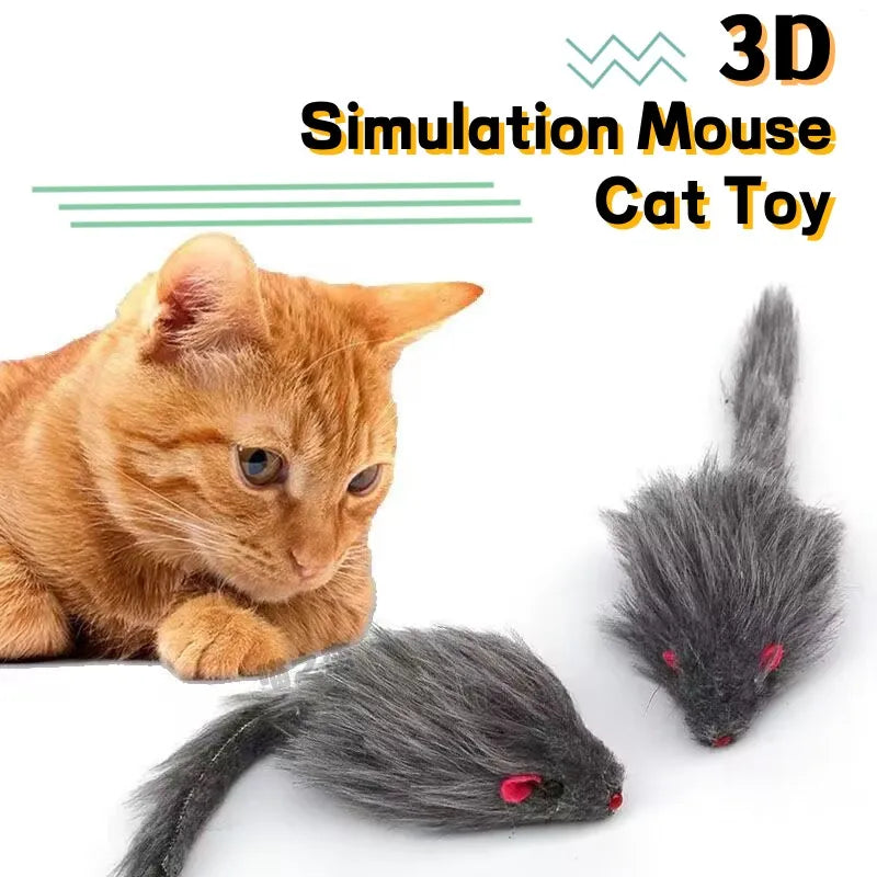 5PCS Plush Simulation Mouse Cat Toys Pet - ProPawPet.com