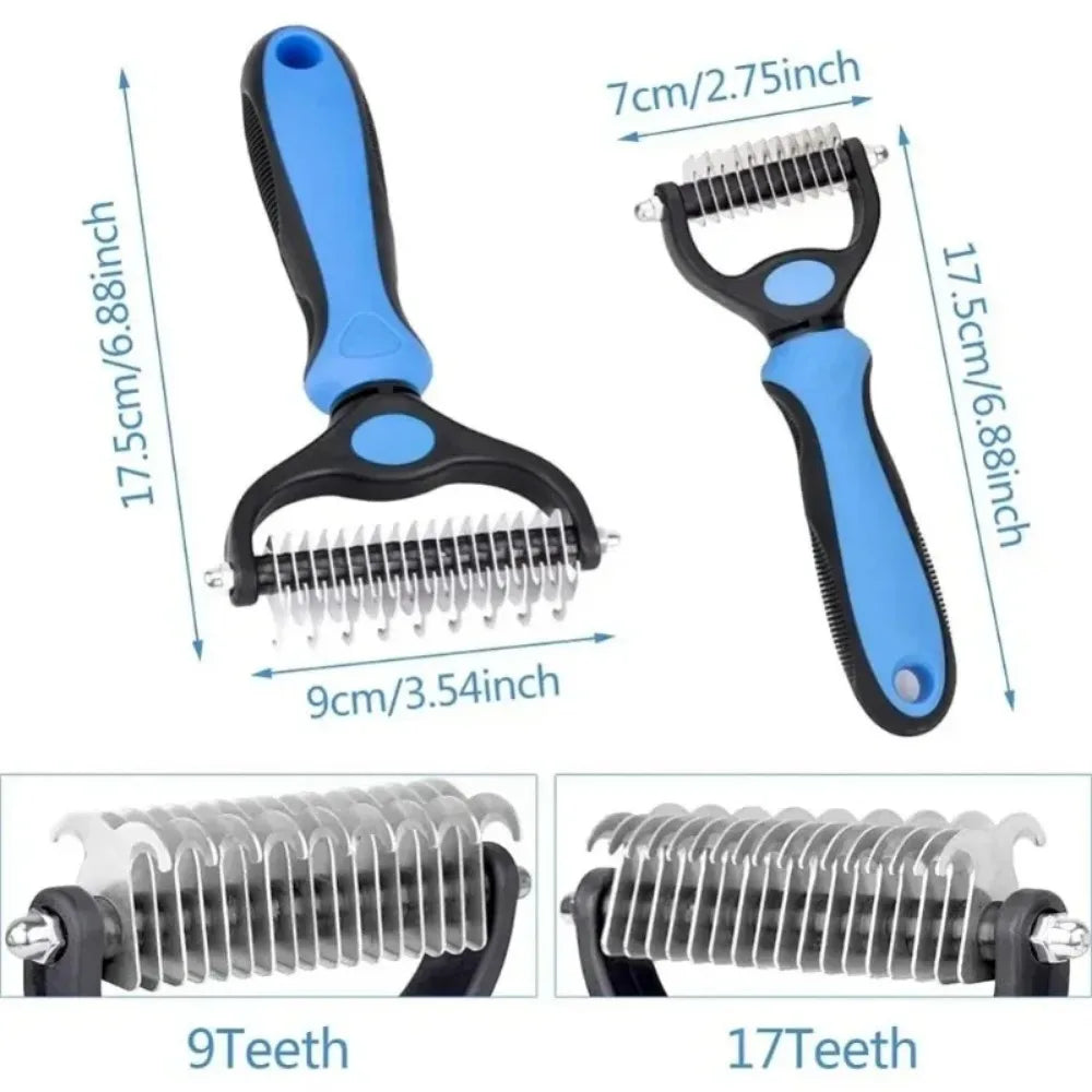 1/2Pcs Pet Deshedding Brush Dog Hair Remover - ProPawPet.com