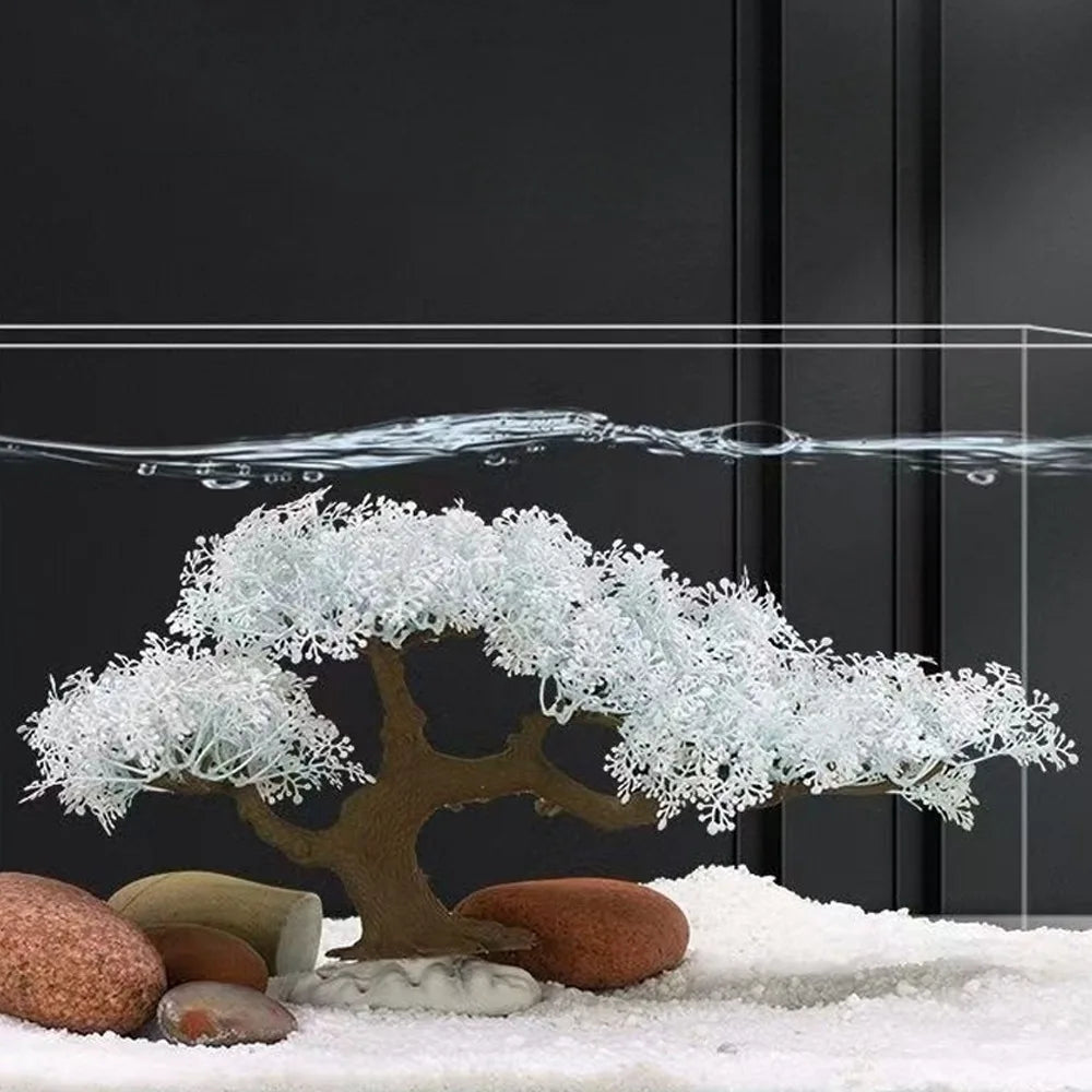 Realistic Aquarium Cherry Blossom Underwater Scene Simulation – 8 Colors