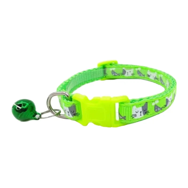 Cat Collar Colorful Cartoon Print Cats Puppy - ProPawPet.com