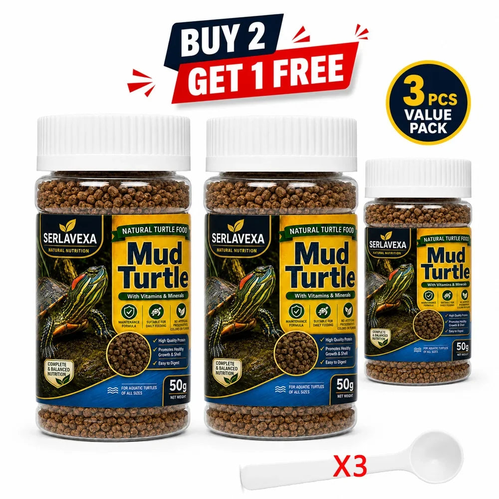 Sikezhan Turtle Care Set with Aquatic Pellets Shell – 10 Colors