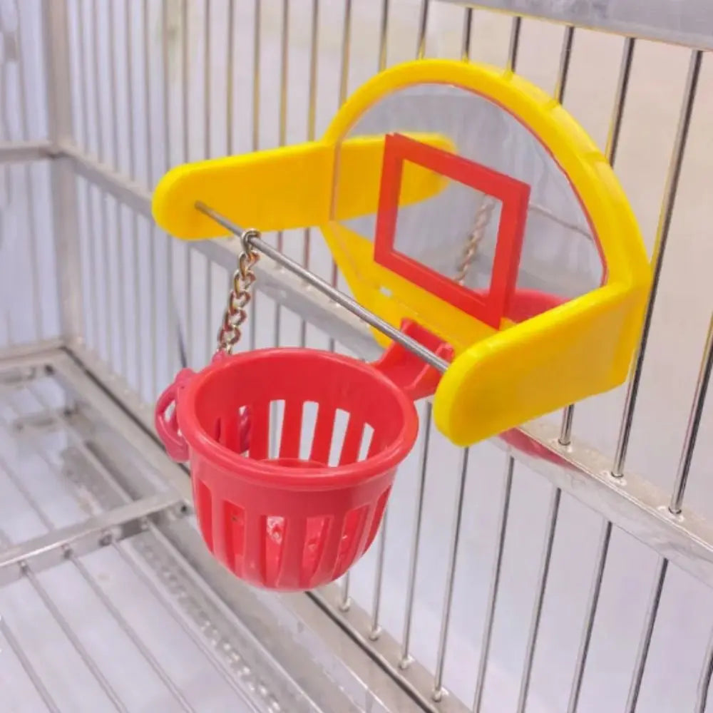 Random Color Parrot Bell Toy with Mirror - ProPawPet.com
