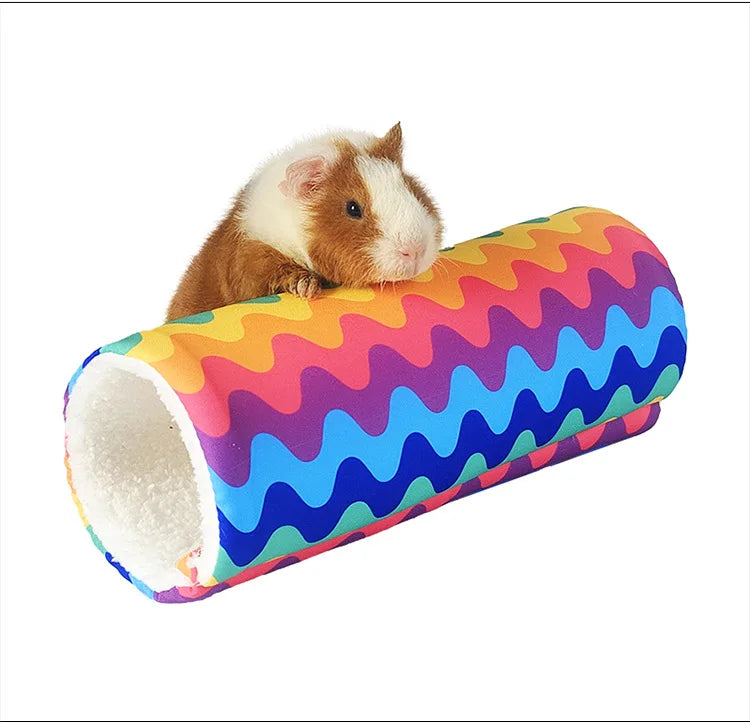 Hamster Sleeps in Winter Nest Sugar Glider Guinea Pig Rabbit for Small Pets