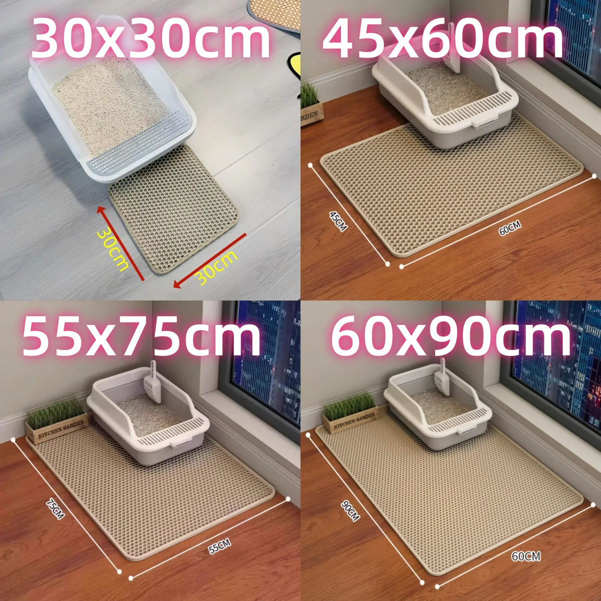 Large Cat Litter Mat Waterproof Double Layer - ProPawPet.com