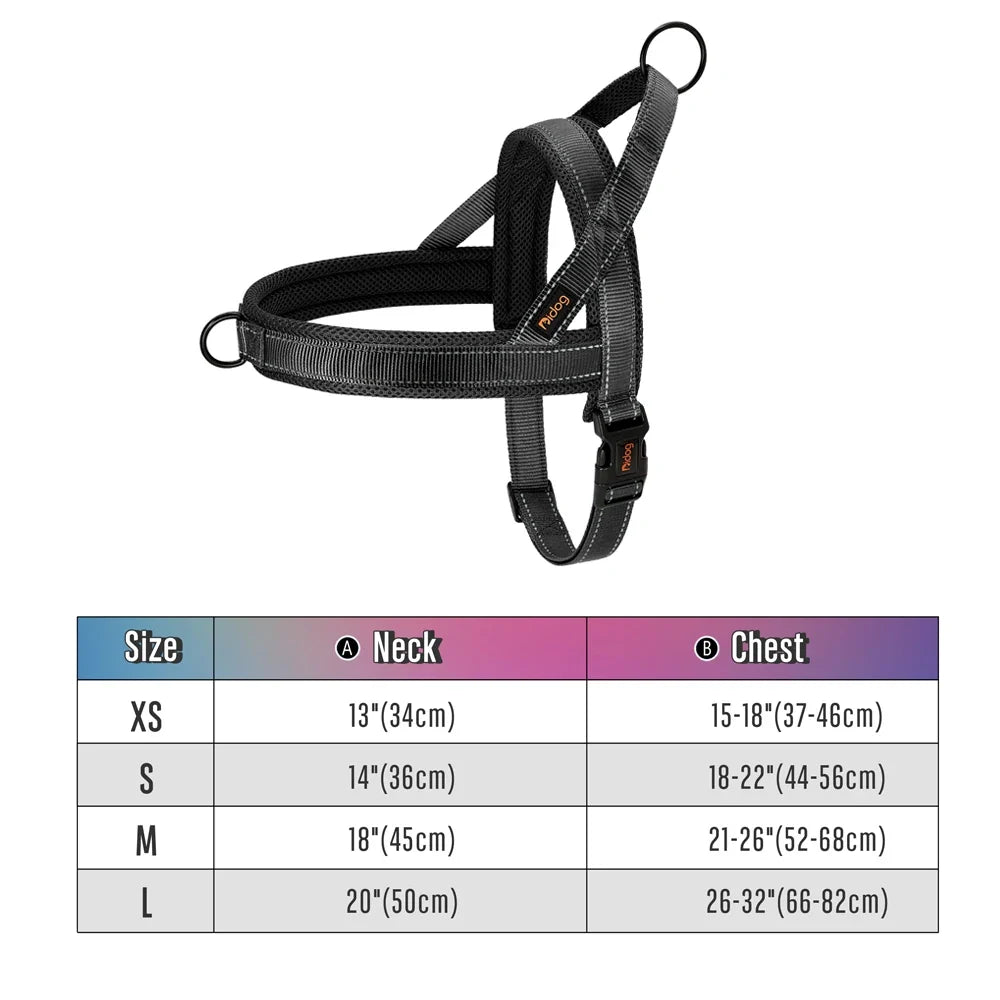 Nylon Dog Harness No Pull Dog Harnesses Vest - ProPawPet.com