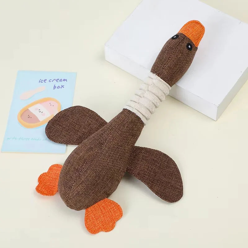 Dog Plush Doll Squeaky Toy Bite Resistant - ProPawPet.com