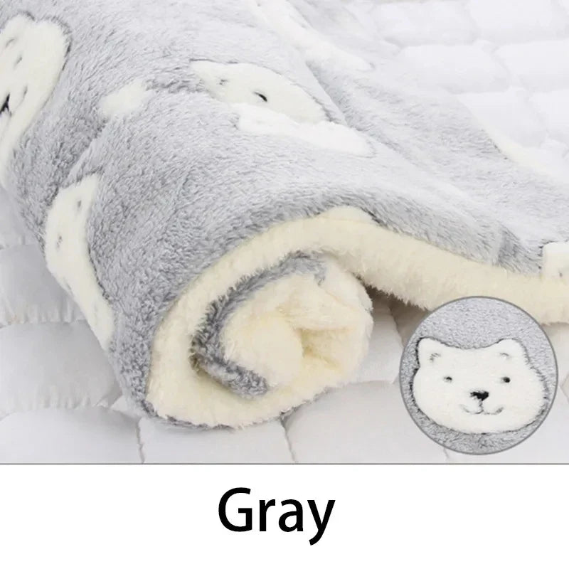 Flannel Pet Sleeping Mat Dog Bed Cat Litter - ProPawPet.com