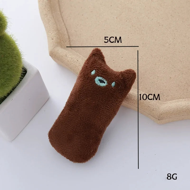 Catnip Plush Thumb Toy for Cats Scratch Resistant Chewable – Cat Toys & Play