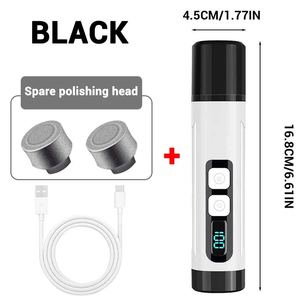 Electric Pet Nail Grinder with 3 Speed Settings LED Light – photo 6
