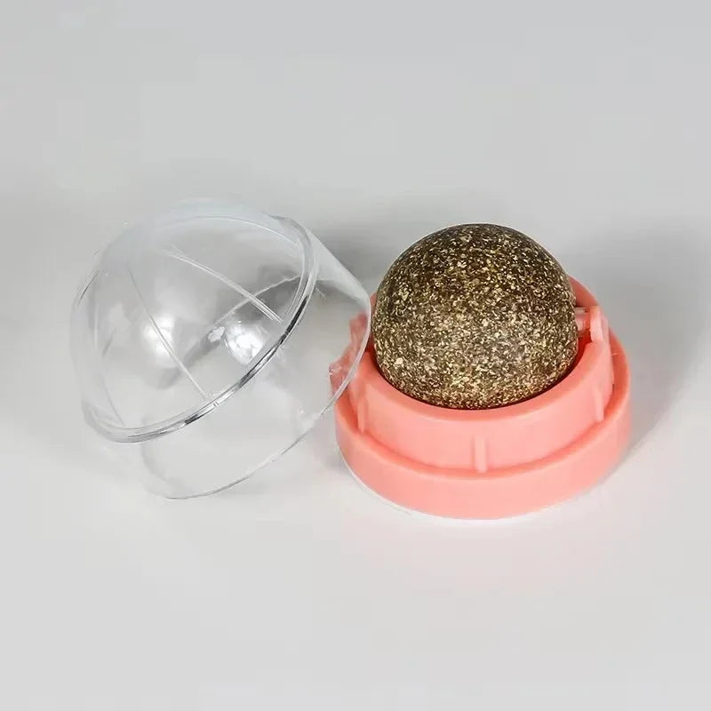 Kemorela Catnip Cat Wall Stick-on Ball Plaything – Cat Toys & Play