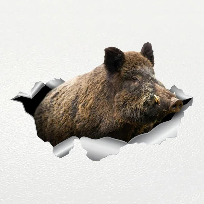 Car Stickers Wild Boar Forest Animal Boar - ProPawPet.com