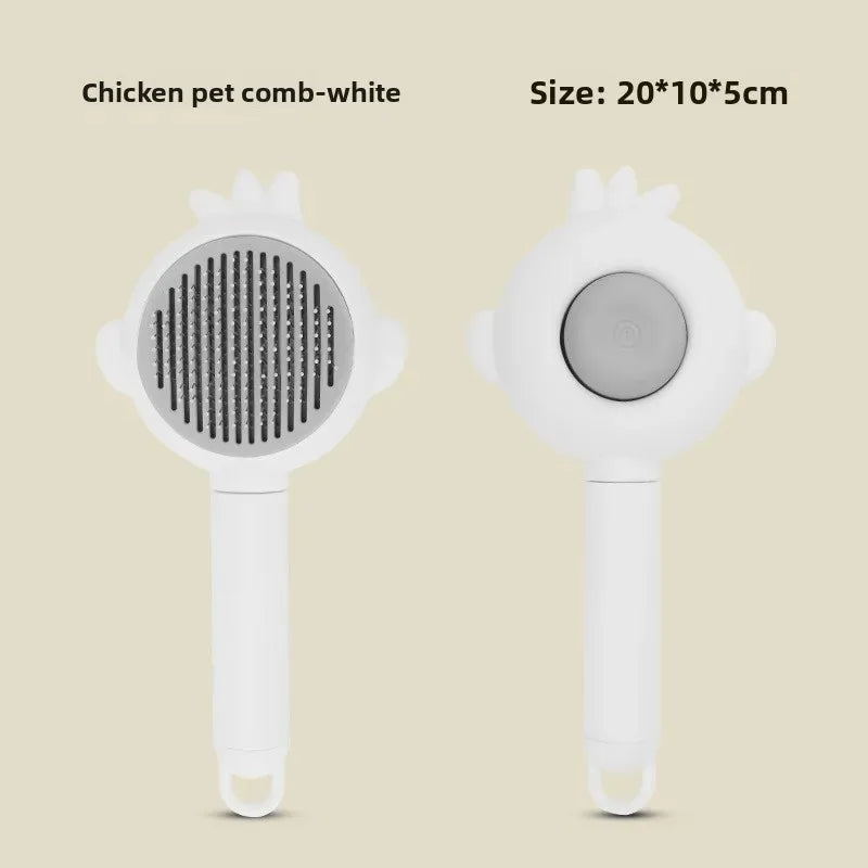 Cute Pet Hair Comb Grooming Anti‑slip Brush – Dog Supplies
