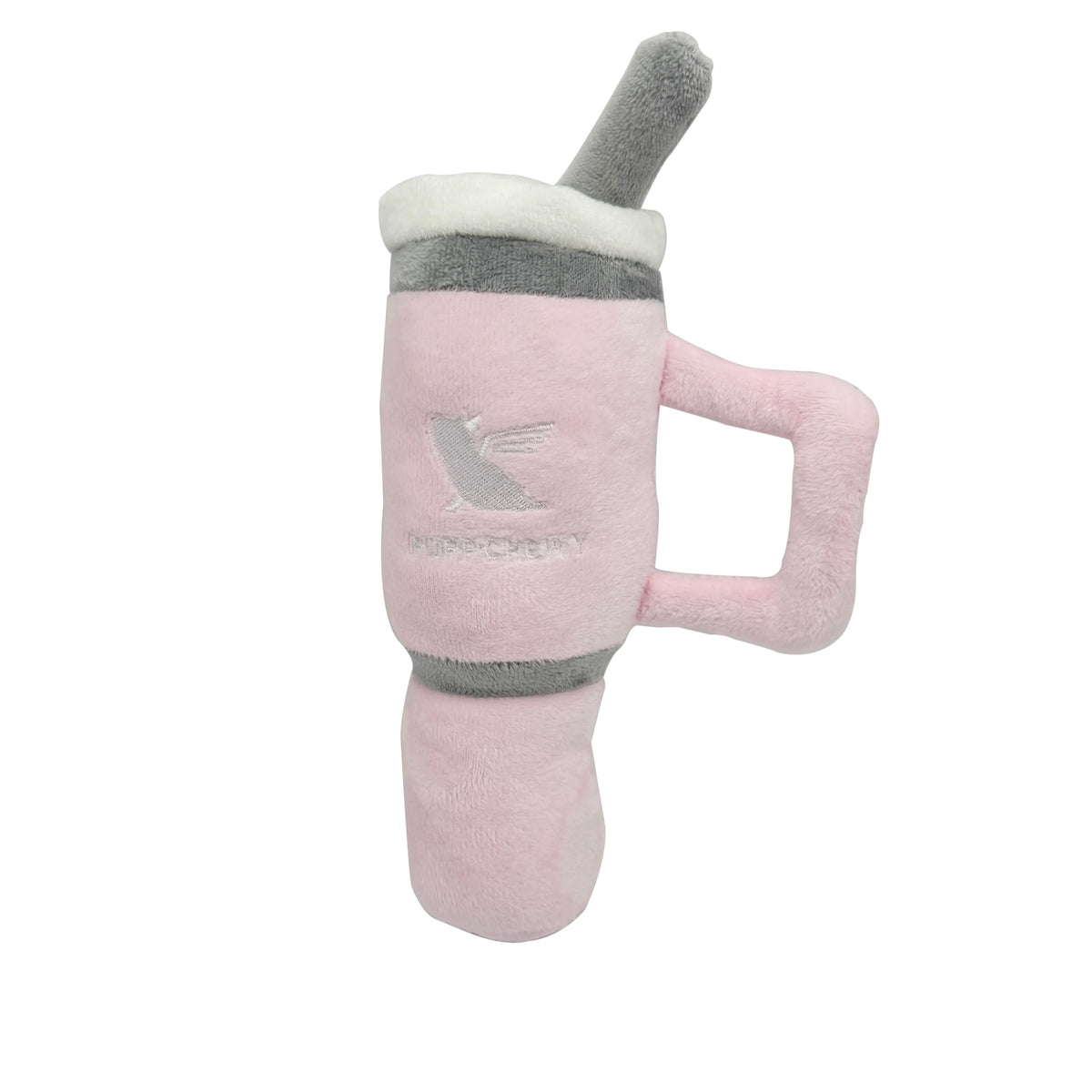 Plush Pink Cute Dog Squeaky Toys Set Handbags Cups – Dog Supplies