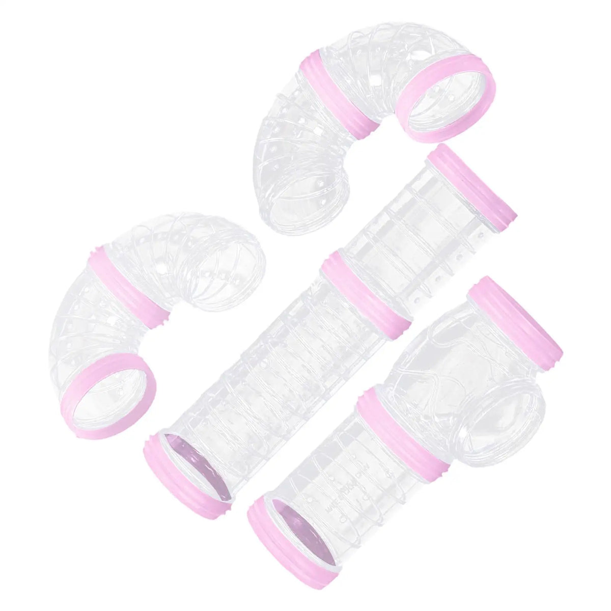 Hamster Tubes Set External Connected Tunnel for Small Pets