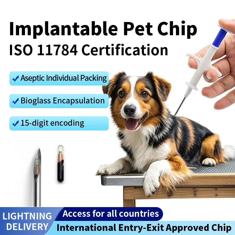 200pcs 1.25x7 syring with microchip for - ProPawPet.com