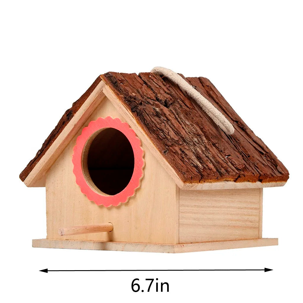 Transparent Design Parakeet Cockatiel Bird Home – 4 Colors