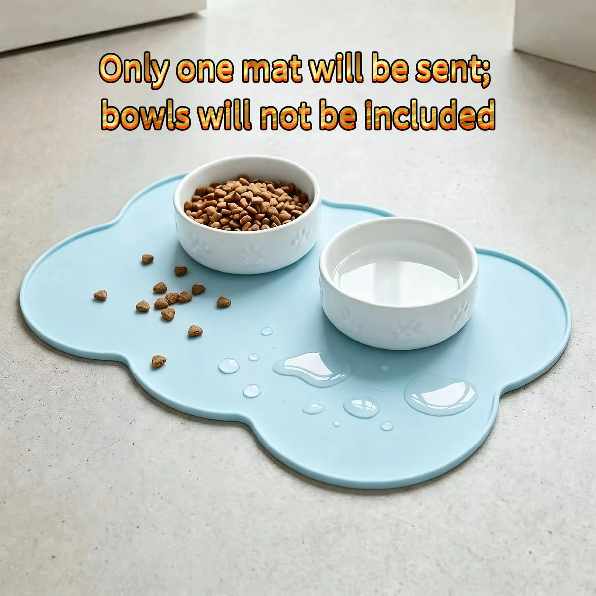 1Silicone Pet Placemat Leak-proof and Non Slip Feeding Mat – 4 Colors