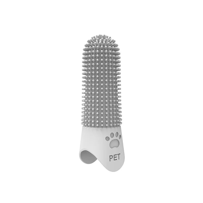 Soft Silicone Finger‑type Pet Toothbrush Portable Gentle – Dog Supplies