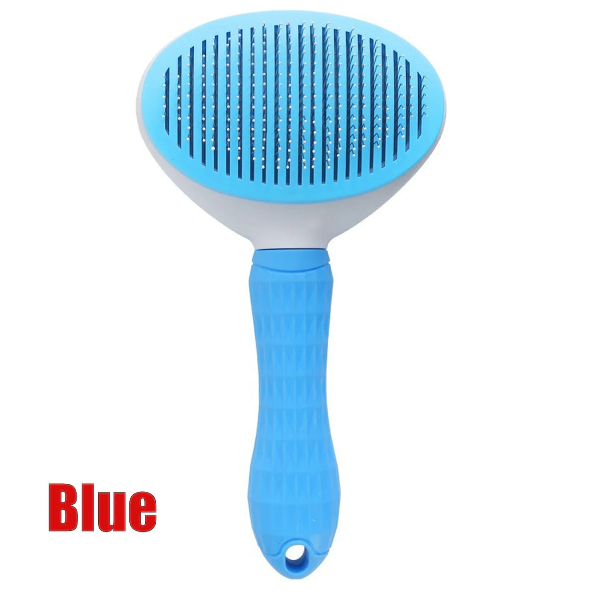 One-click Pet Hair Removal Grooming Comb Cat & Dog Brush – 7 Colors