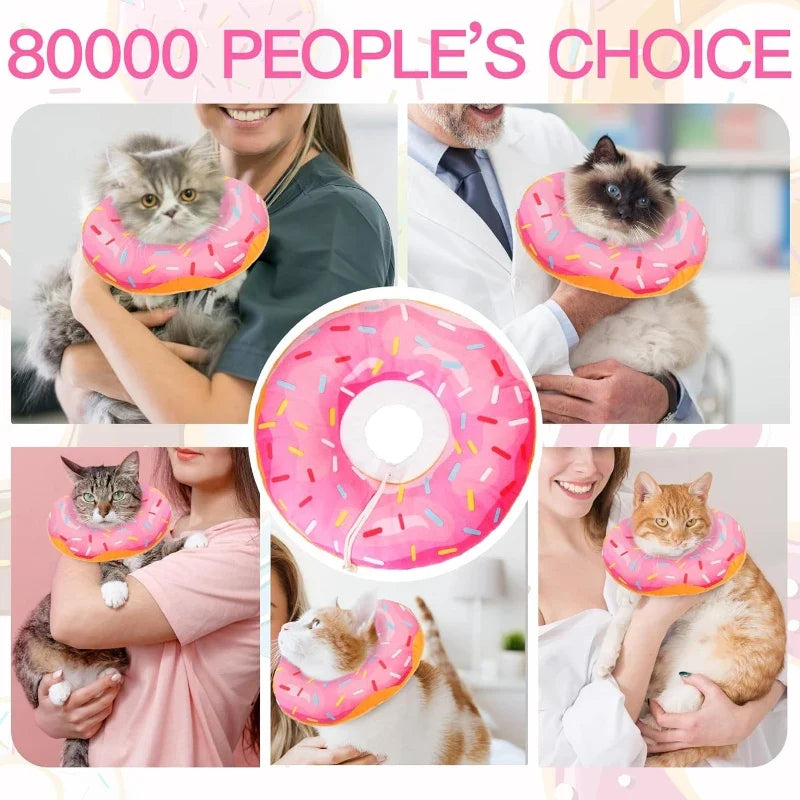 Cat Collar Soft Cute Donut Adjustable After - ProPawPet.com