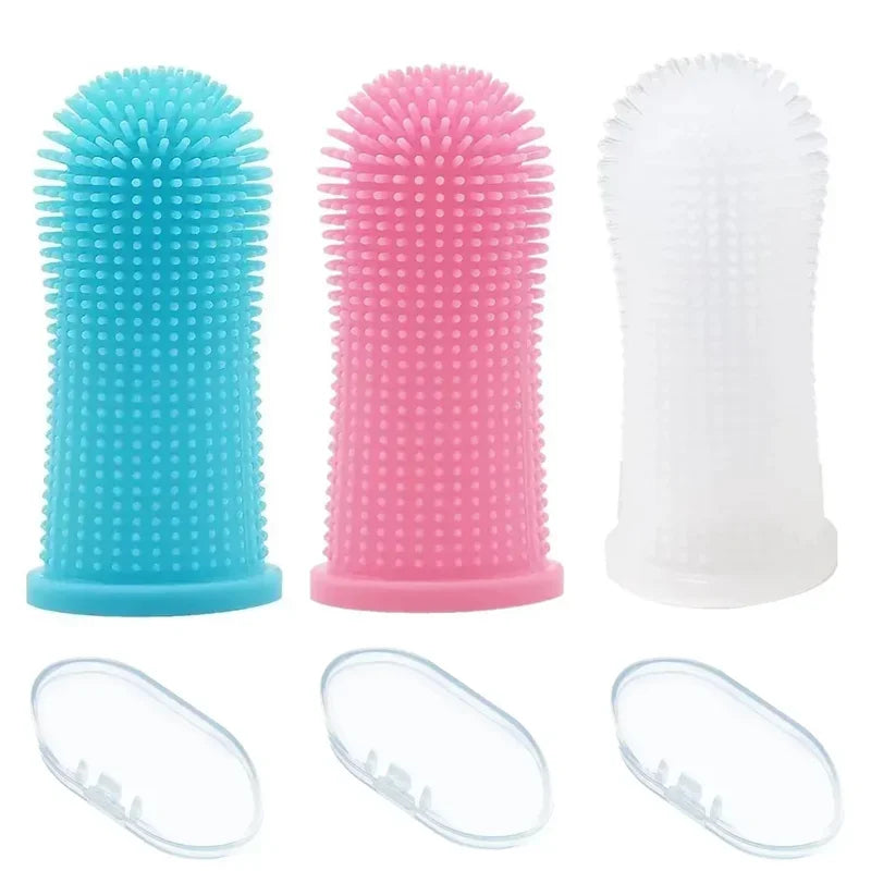3 Pet Finger Toothbrush Products Cat – Nail, Paw & Dental Care