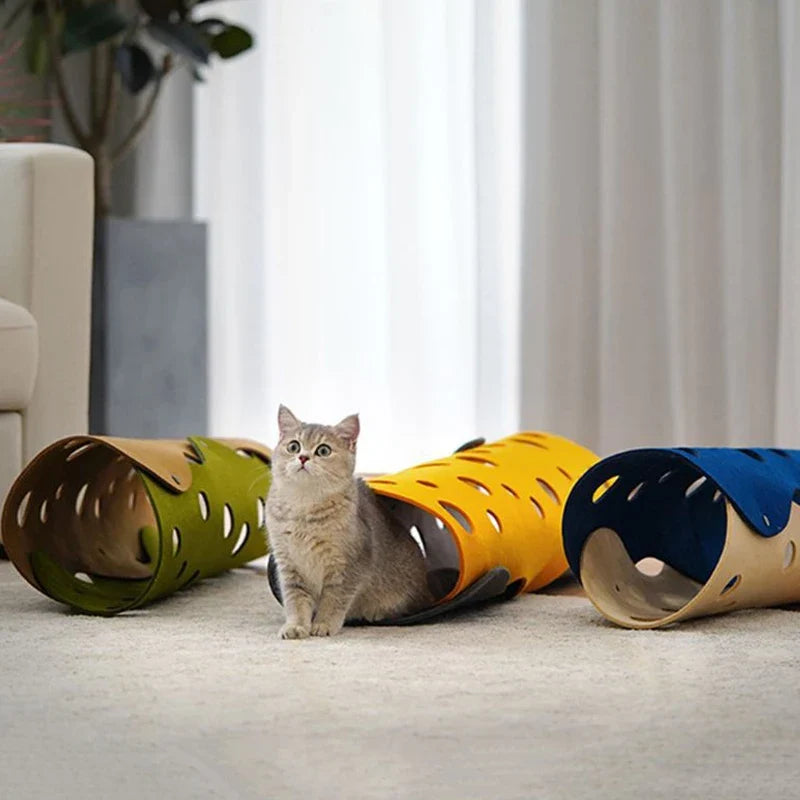 Splicing Cat Toy Felt Pom Nest Deformable - ProPawPet.com